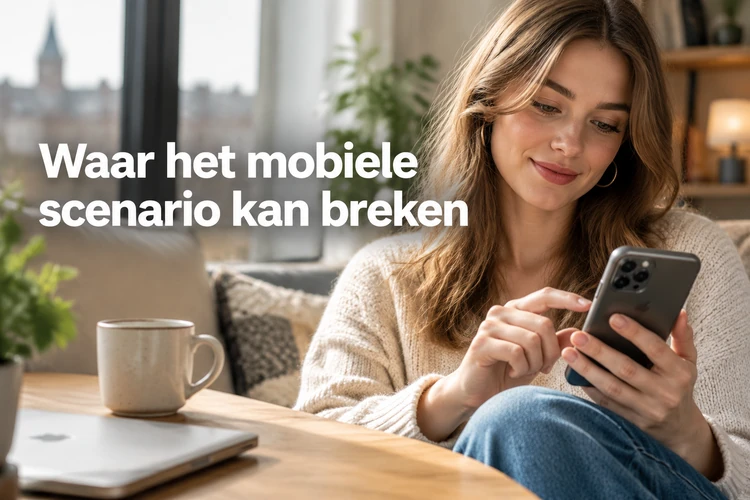 Waar het mobiele scenario kan breken