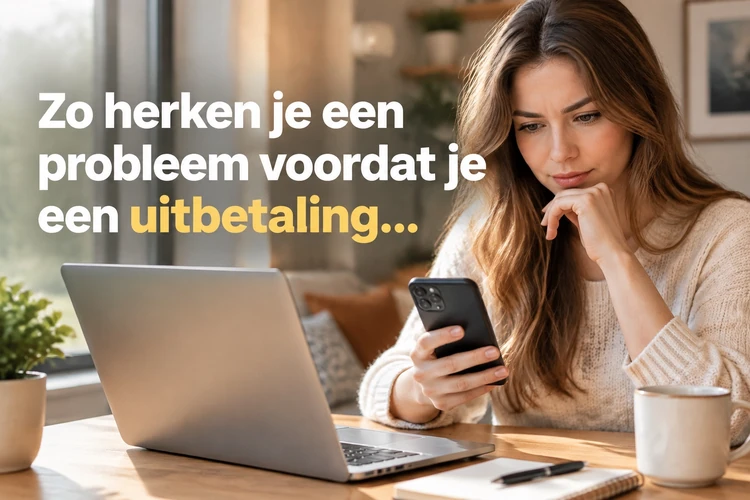 Zo herken je een probleem voordat je een uitbetaling controleert